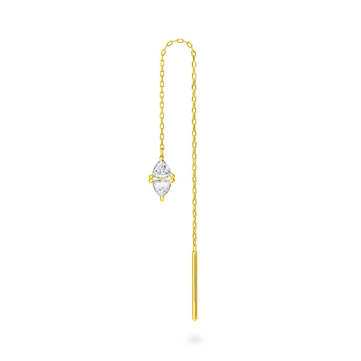 cerf-volant losange diamond chain 耳环