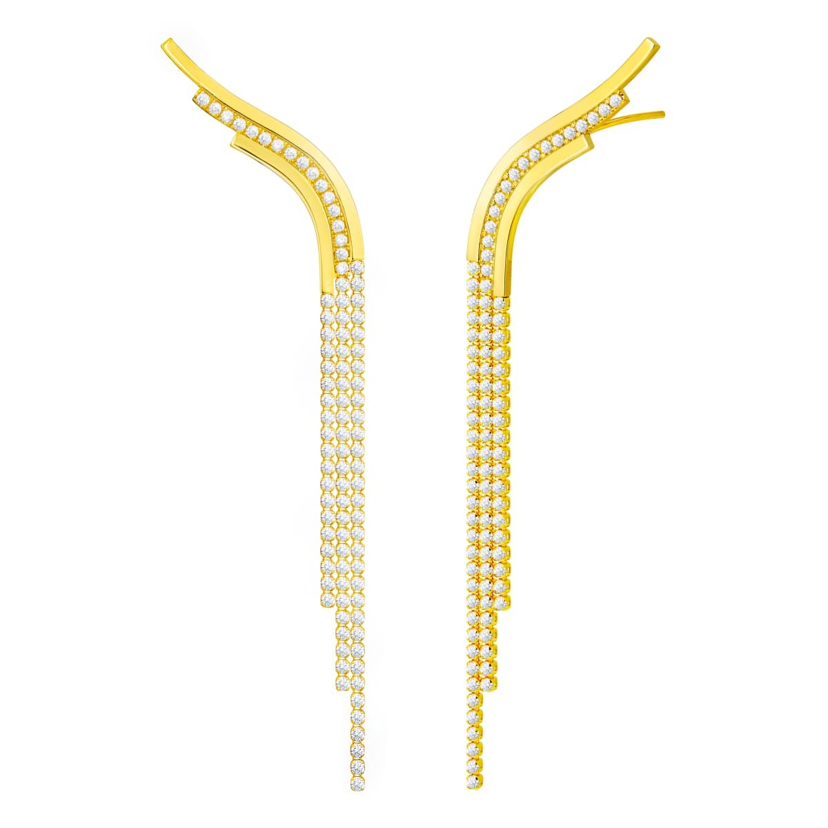 chandelier flow radiant 耳环