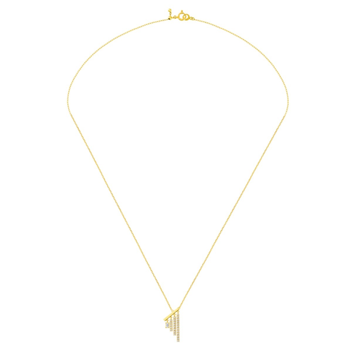 chandelier baguette 项链