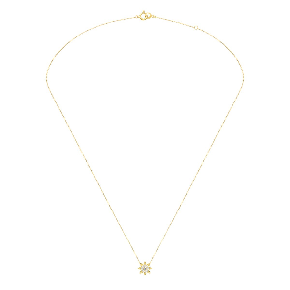 petit soleil diamond 项链