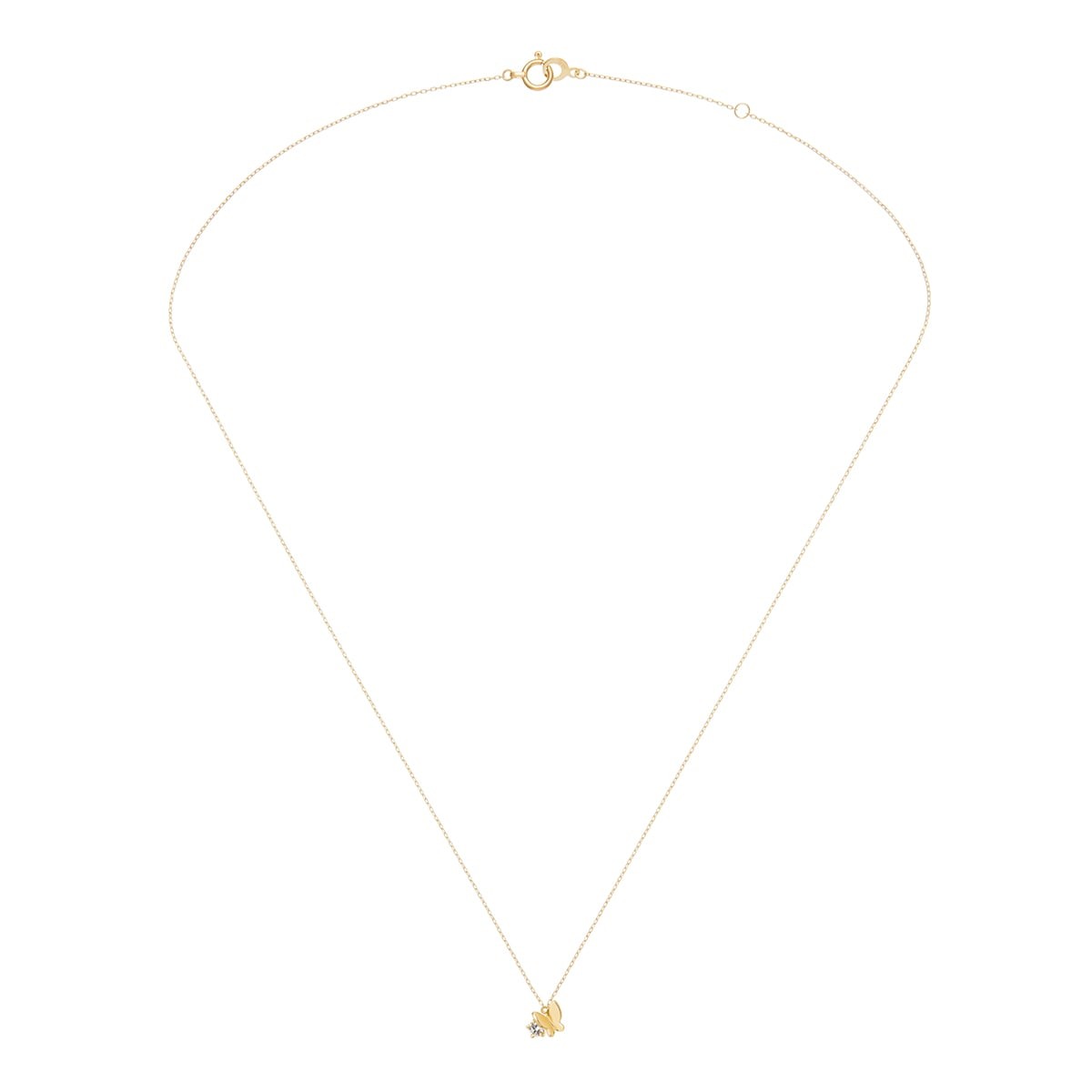 papillon brillant petit 项链