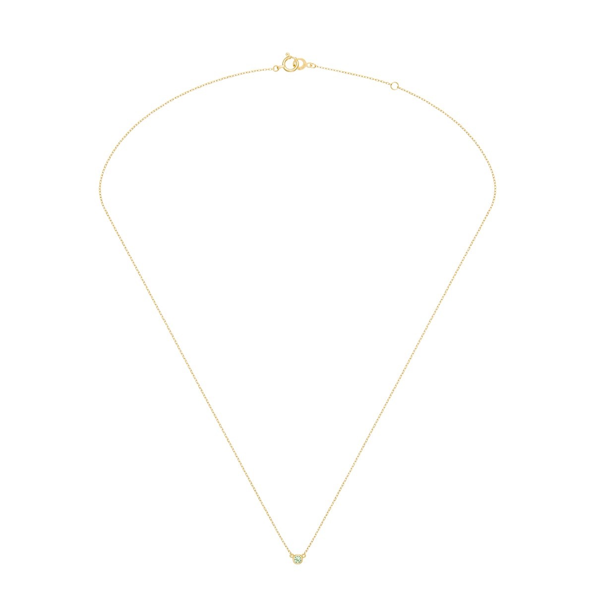 nudity color 项链 (绿色石榴石)