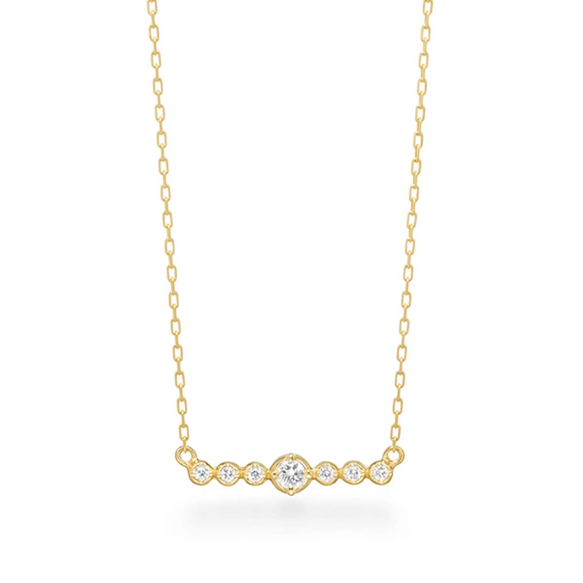 filament line diamond 项链