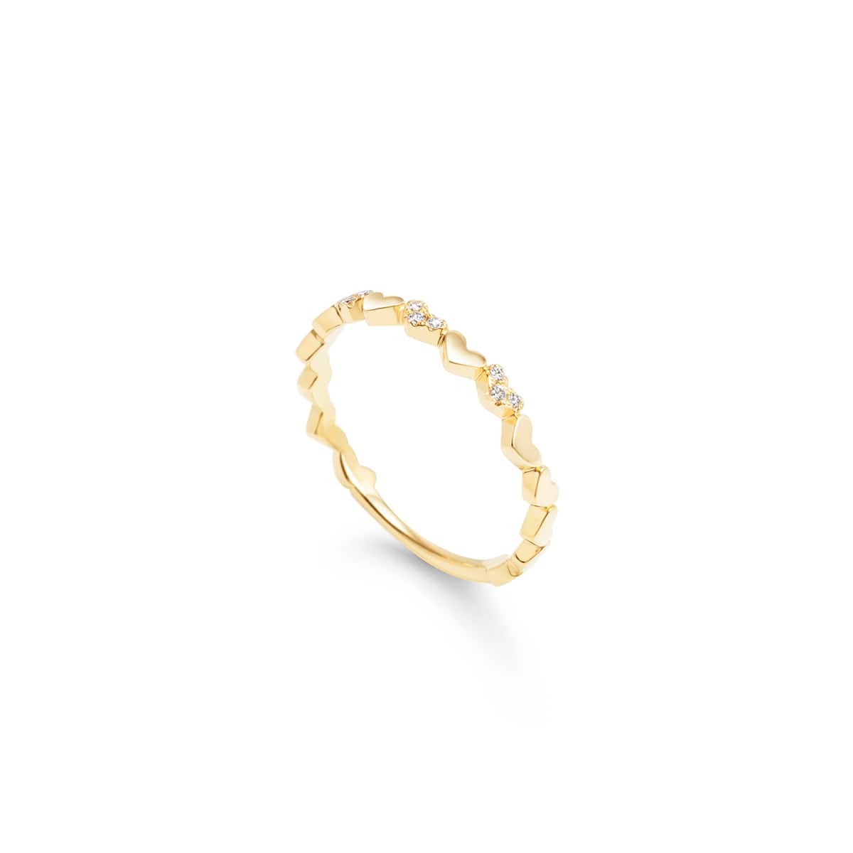 anne heart pavé  戒指