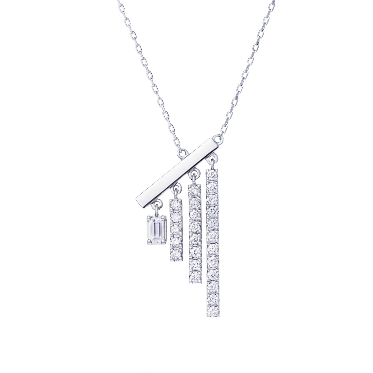 chandelier baguette 项链