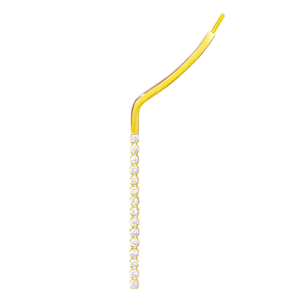 chandelier flow line 耳环