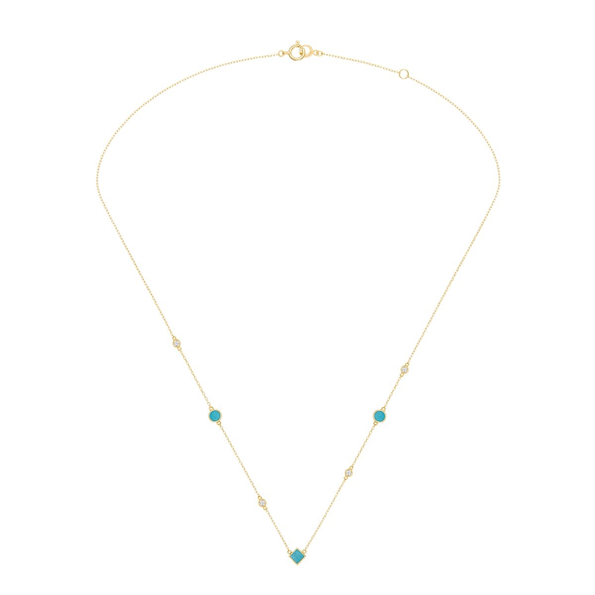 nudity grand turquoise 项链