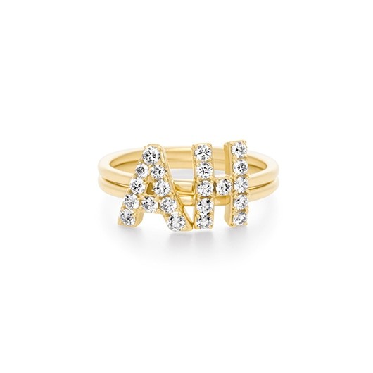 première étoile initial 戒指 A